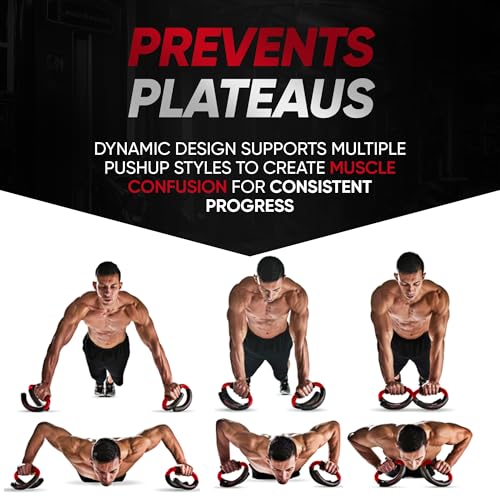 Legend Pushup – Advanced Push-Up Bars to Eliminate Wrist Pain, Generate More Muscle Growth, Deliver Faster Results, and Prevent Plateaus – Rocking Handle Design for Natural Movement and Effective Workouts