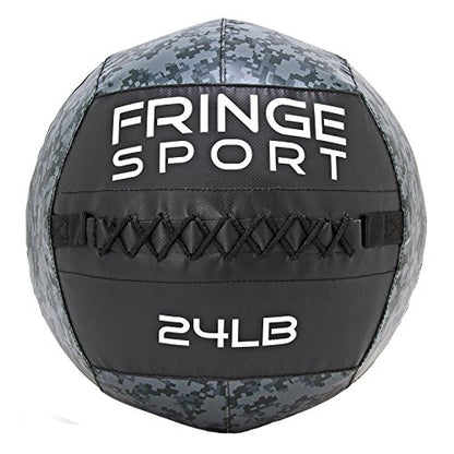 Digital Camo Medicine Ball/Extra Durable Weighted Ball for Strength & Conditioning WODs, Plyometric & Core Training, Slamballs, Wallballs, Partner Tosses, and Cardio Workouts