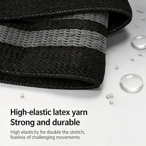 Fabric Resistance Bands for Working Out - Exercise Bands for Legs and Butt,Booty Bands for Women and Men,Pilates,Yoga,Rehab,Home Fitness Starter Set