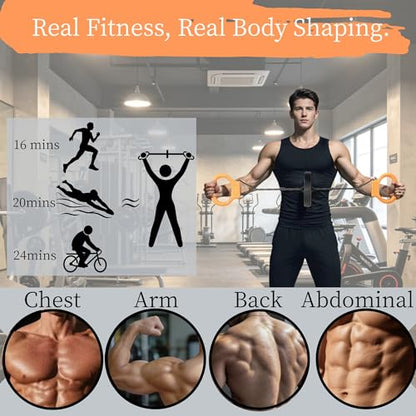 Flywheel Arm Trainer for Home Workout, Chest and Arm Trainer for Upper Body Strength, Forearm Trainer for Grip and Arm Strength, Portable Fitness Equipment for Arms, Chest, Shoulders and Back