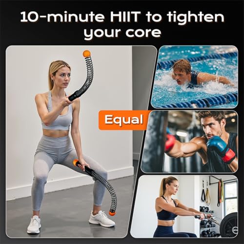 Adjustable Ropeless Battle Ropes, Weighted Cordless Battle Ropes with Storage Bag, Home Exercise Equipment Z-Rope for Full Body Training HIIT, Cardio, Strength & Muscle Training (Black)