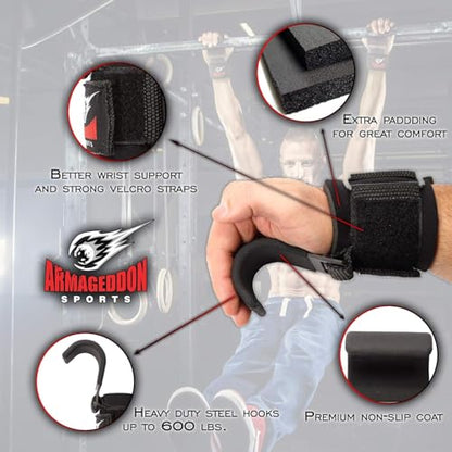 Premium Deadlift Straps, Weight Lifting Grips, Weight Lifting Hooks, Gym Grip Straps, Wrist Grips Weight Lifting, Pull Up Straps, Gym Hooks, Weight Grips, Hand Straps for Weight Lifting