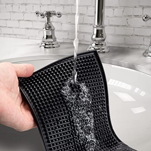 Noverlife Barber Work Station - Flexible PVC Heavy Duty Antiskid Rubber Mat for Salon, Heat-Resistant Pad for Hair Tools