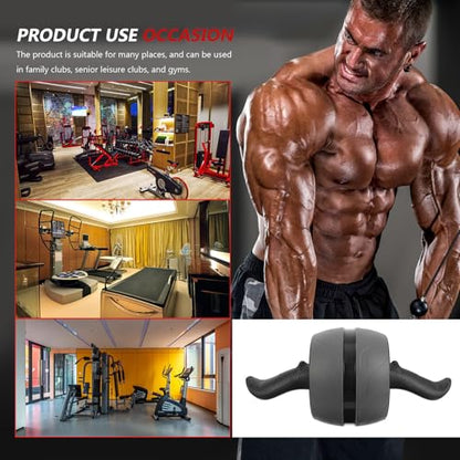 VICASKY Ab Roller Wheel Abs Core Workout Equipment Automatic Rebound Abdominal Exercise Wheel for Home Gym Men Women Fitness Training