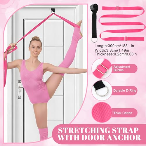 7pcs Stunt Cheer Flyer Training Set, PU Non-slip Flyer Stand, Lightweight Cheerleading Equipment, Stretch Strap, Rotating Board, Ankle Strap, Core Strength Balance Training
