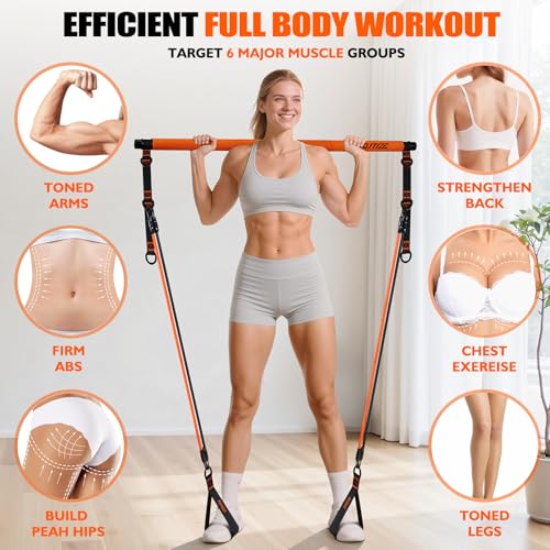 Ankle Resistance Bands with Cuffs & Fabric Resistance Bands Set - Legs & Glutes Workout Equipment for Women & Men, Home Gym Heavy Exercise Bands for Hip, Yoga, Strength Training, Rehab, Pilates