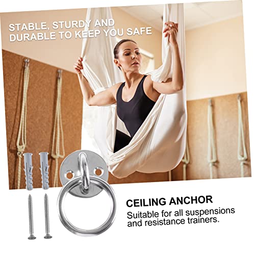 2sets Heavy Duty Ceiling Hooks for Swing Accessories Home Gym Wall Mount Suspension Anchor Functional Trainer Bracket