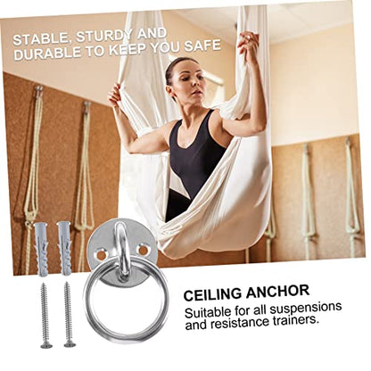 2sets Heavy Duty Ceiling Hooks for Swing Accessories Home Gym Wall Mount Suspension Anchor Functional Trainer Bracket