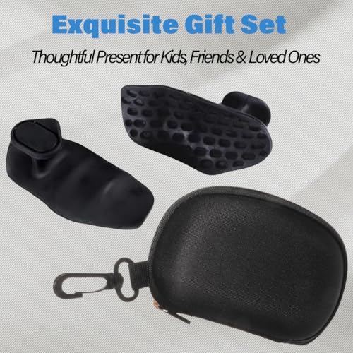 2nd Gen Enlarged Anti-Slip Workout Grips - Ergonomic Rubber Hand Protector Gloves, Workout Grips for Weight Lifting, Rubber Fingerless Gym Gloves for Pull-Ups, Gym Training and Exercise
