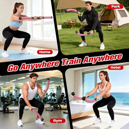 Relife Ropeless Battle Ropes, 2 in 1 Weighted Cordless Battle Ropes for Home Gym - Portable Home Gym Equipment for HIIT, Strength Building, Low-Impact Cardio for Men & Women