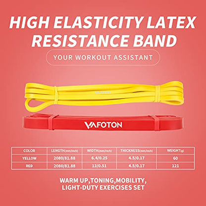 Pull up Assist Band,Latex Resistance Strap Loop for Strength Training,Warm up,Streching,Muscels Building,Home Gym Equipment for Men and Women-Light Level