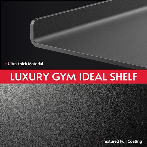 Home Gym Storage Shelf Only, Adjustable Gym Equipment Organizer Wall Mounted with 1 Board, Yoga Mat Holder, Storage Rack Compatible with Peloton Shoes & Mat, Shelf for Home Training Accessories - style: With 1 Board