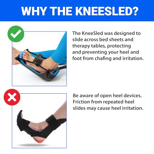 KneeSled™ Best choice after knee replacement surgery increases range of motion, stretches knees, improving mobility and flexibility leg exercise great for working out knee pain