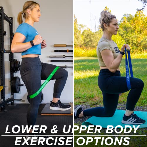 Mini Resistance Loop Bands | Rehab and Prehab Stretch Bands | 12" Exercise Workout Bands (Sets of 5 Pack and Sets of 10 Pack Trainer Options Available!) - color: 10" Mini Bands