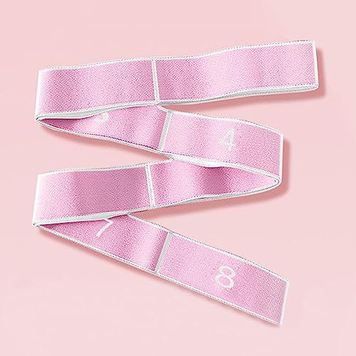 Exercise Strap Stretch Assist Strap with Numbered Loop Easy to Carry and High Elastic Stretching Strap