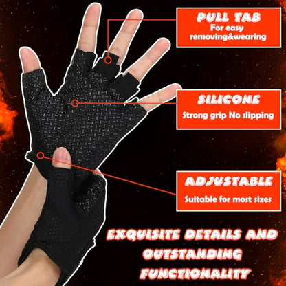 Workout Gloves and Wrist Set for Men Women Weight Lifting Gloves Full Palm Protection Wrist Support with Heavy Duty Thumb Loop for Training, Fitness, Strength, Suspension, and Sports