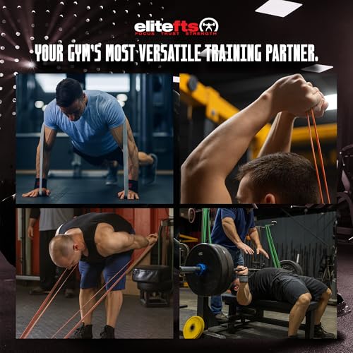 EliteFTS Pro Resistance Band - Boost Core Stability and Flexibility with This Portable, Joint-Friendly Tool - size: Pair, style: PRO MICRO RESISTANCE BAND