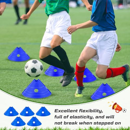 Jumbo Soccer Cones Big Training Disc Cone - color: Blue