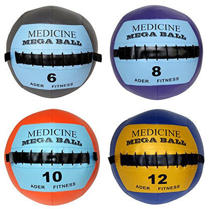 Ader Soft Mega Medicine Ball Set- 6, 8, 10, 12 Lb