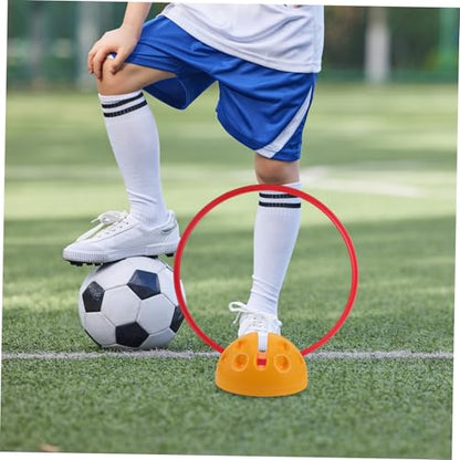 GALPADA Agility Ring Base for Daily Training Football Training Base Speed Drills Pole Enhancing Visibility for Matches