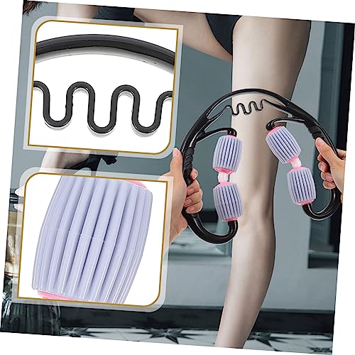 Portable Leg Muscle Roller Deep Tissue Massage Tool Legs Calves Thighs Relieves Soreness Stiffness Tightness Household Use