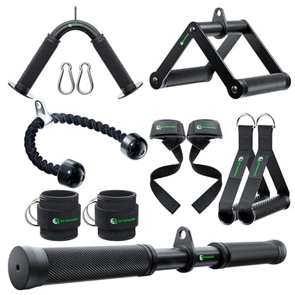 Cable Machine Attachment LAT Pulldown Attachments Cable Machine Accessories for Home Gym