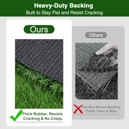 Yescom 4x33' Sled Turf Strips for Gym Artificial Grass Garage Home - size: 1.38"H-4'x33'(132Sq.Ft)