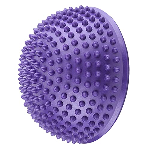 VGEBY Foot Massage Ball, Half Ball Balance Pods for Deep Tissue Muscle Therapy (Purple)