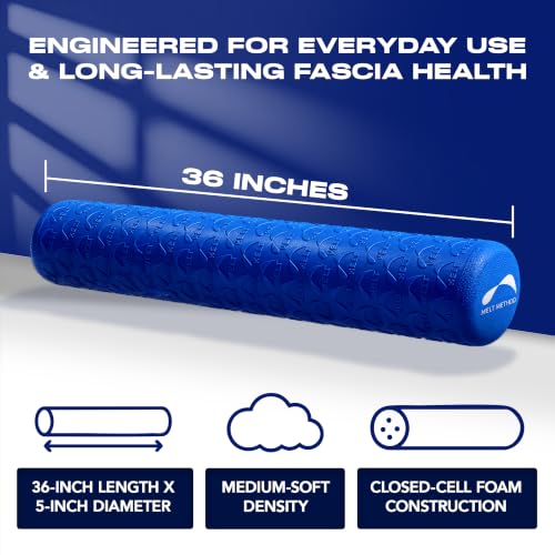 Melt 36-Inch Soft Foam Roller Myofascial Release Physical Therapy