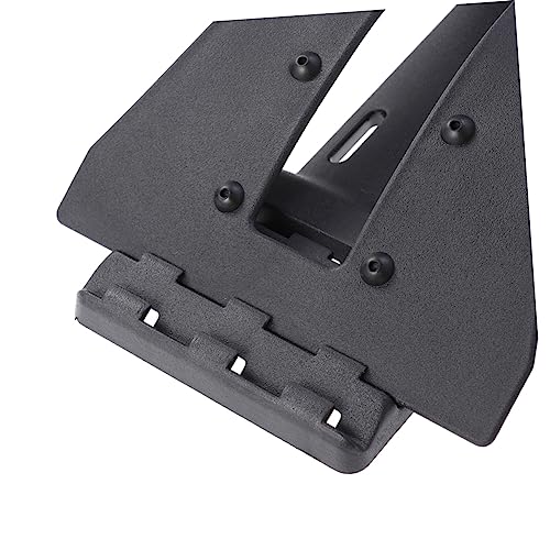 2Pcs Spine Stretcher Lumbar Traction Device for Durable Back Support Mat Stretching for Increased Flexibility Black