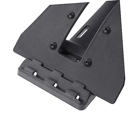 2Pcs Spine Stretcher Lumbar Traction Device for Durable Back Support Mat Stretching for Increased Flexibility Black