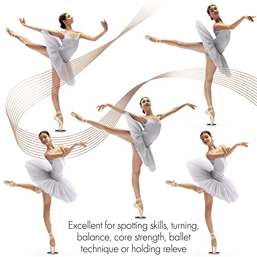 Ballet Pirouette Disc for Dancers - Portable Turn Disc for Dancing on Releve, Gymnastics and Ice Skaters - for Better Pirouette Technique, Releve, Turns and Dance Spinning