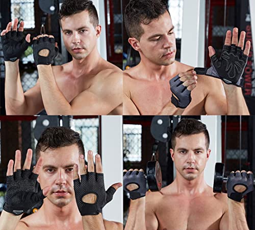 Workout Gloves for Women & Men, Gym Gloves Weight Lifting Gloves for Men, Mens Workout Gloves Fitness Gloves