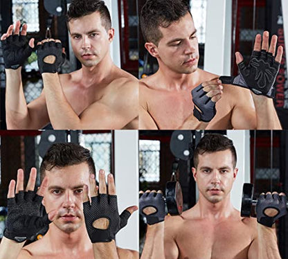 Workout Gloves for Women & Men, Gym Gloves Weight Lifting Gloves for Men, Mens Workout Gloves Fitness Gloves
