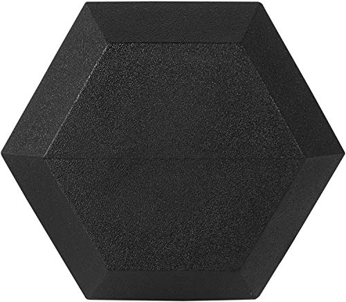 WF Athletic Supply Rubber Coated Solid Steel Cast-Iron Pair Dumbbells, Rubber Hex Dumbbells, Hex Weights Dumbbells for Muscle Toning, Full Body Workout, Home Gym Dumbbells, Pair - color: a. 3 LB Pair (2 x 3lb)