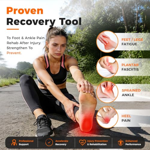 Adjustable Balance Board for Ankle Strengthening & Stability - color: Black