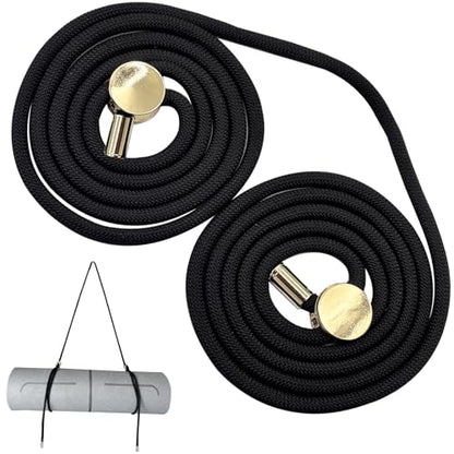 DAOSUN Yoga Mat Strap - 8MM Adjustable Paracord Carrier for Carrying Yoga Mats, Camping Pads & Blankets (Strap Only)