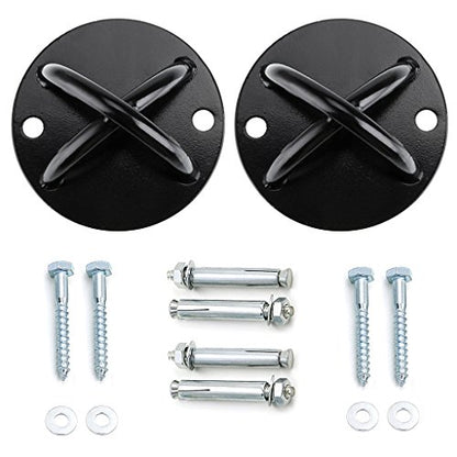 Hipiwe Ceiling Anchor Wall Mount Bracket for Suspension Straps, Gymnastic Rings, Aerial Yoga Swing & Hammock, Resistance Band, Battle Rope