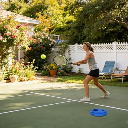 Tennis Trainer Rebound Ball - Solo Bounce Exercise Device for Balls | Tennis Practice Reaction Gear,for Beginners Adults Home Gym Backyard Indoor Outdoor Court Fielding
