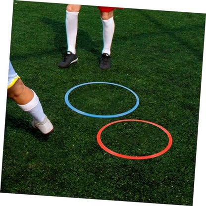 Garneck Pace Training Circle Set 6 Soccer Training Rings for Footwork and Muscle Strength Random
