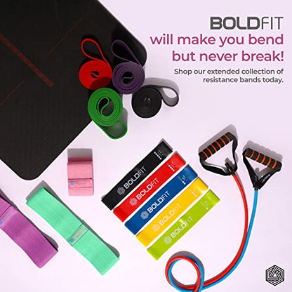 Boldfit Fabric Resistance Band - Loop Hip Band for Women & Men for Hip, Legs, Stretching, Toning Workout. Mini Loop Booty Bands for Glutes, Squats Exercise Usable in-Home & Gym. (Set of 3)