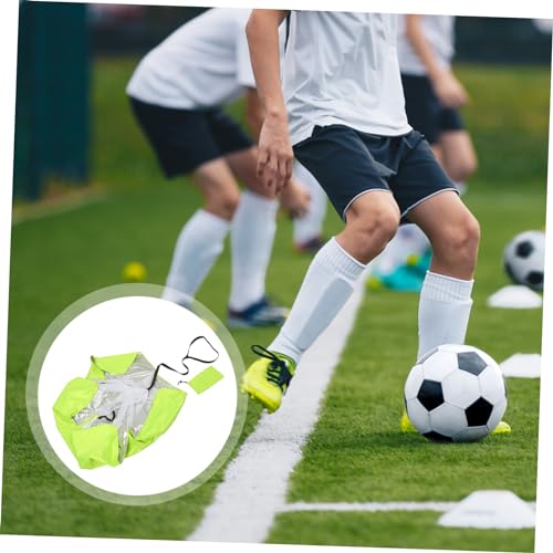 Resistance Parachute for Running Speed Training Explosive Power Agility Development Design for Athletes Fitness Enthusiasts Suitable for Youth Adults Fluorescent Green