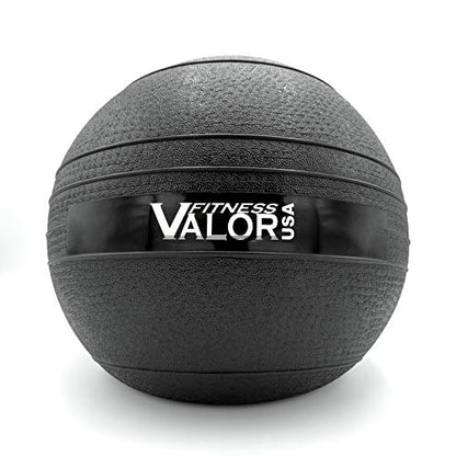 Valor Fitness Slam Ball - Durable Weighted Ball for Crossfit, Strength Training, HIIT, and Cardio Workouts, Non-Bounce Design, Multiple Weights Available - style: 30 lb