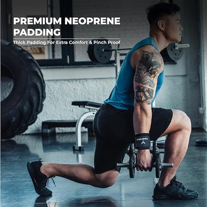 Weight Lifting Hooks, Padded Weight Lifting Straps Wrist Straps for Men and Women, Premium Deadlift Straps for Weightlifting and Powerlifting, Weight Lifting Gloves for Pull Ups