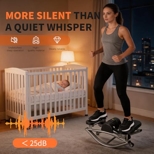 Rock Stair Steppers for Exercise at Home Aerobic Step Platform Side to Side Rocking Fitness Machines Steper up Box for Workout Mini Portable Gym Rocker Escalones para Hacer Ejercicio