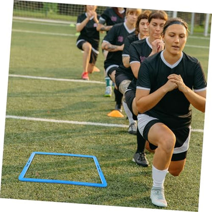 BESPORTBLE 6PCS Soccer Agility Training Rings 43cm Speed Training Equipment for Football Players Sturdy and Lightweight Agility Circles for Drills and Coordination Improvement