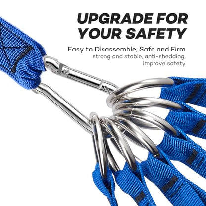 Heavy Resistance Bands for Working Out, NITEEN Resistance Bands with Handles Weight Exercise Bands for Men Women, Workout Bands with Door Anchor and Ankle Straps Strength Training Equipment