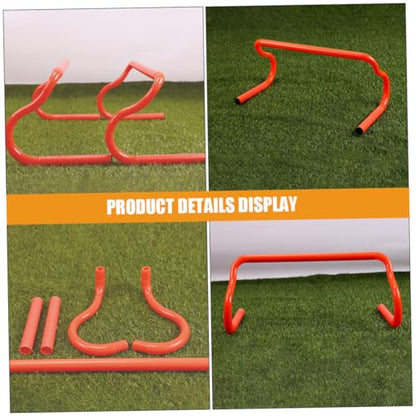 Totority 3pcs Detachable Agility Speed Training Hurdles Portable Running Drills Equipment Adjustable for Soccer Basketball Athletes Sports Practice
