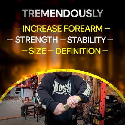GRIPZILLA Dynamo Forearm Strengthener and Wrist, Comfortable Grip and a Durable Design Roller Perfect for Men and Women - Ideal for Hand, Wrist, and Forearm Strength Training, Workout - Wrist/Arm Builder