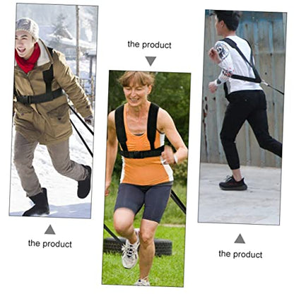 Weight-bearing Shoulder Straps Sled Harness Resistance Belt Training Belt for Strength Training